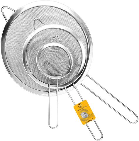 metal sieve box|Amazon.com: Metal Sieve.